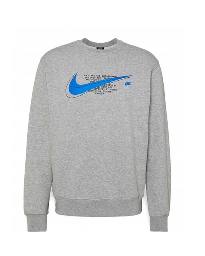 Nike Mens Homme SPTCAS SPTLSR Sweatshirt Gri Quick Store