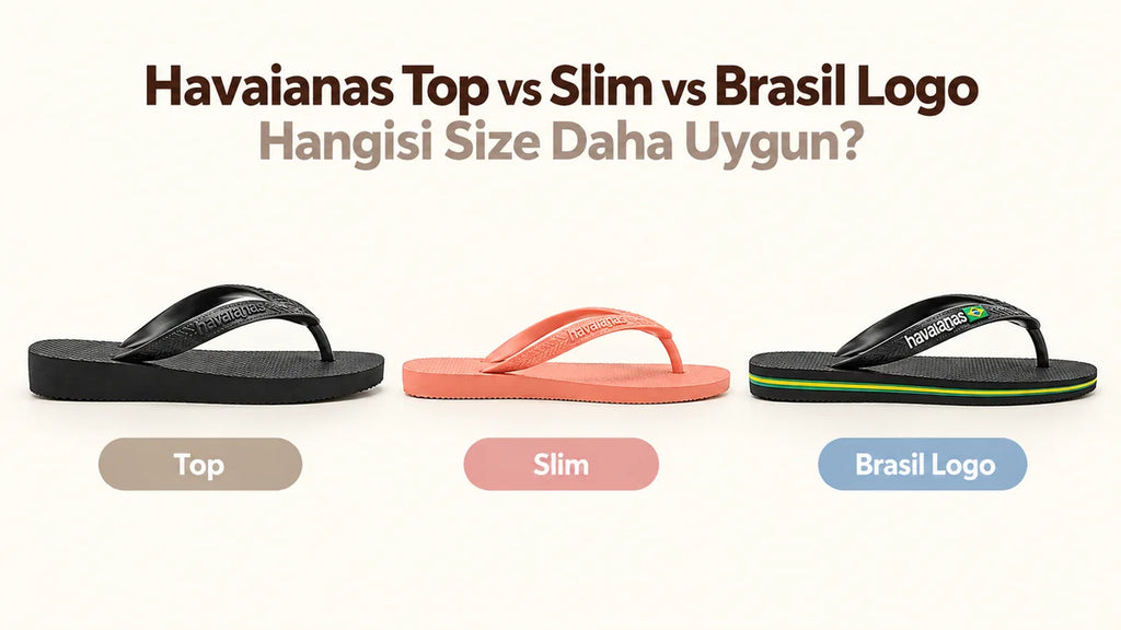 Havaianas Top Slim ve Brasil Logo model karşılaştırması
