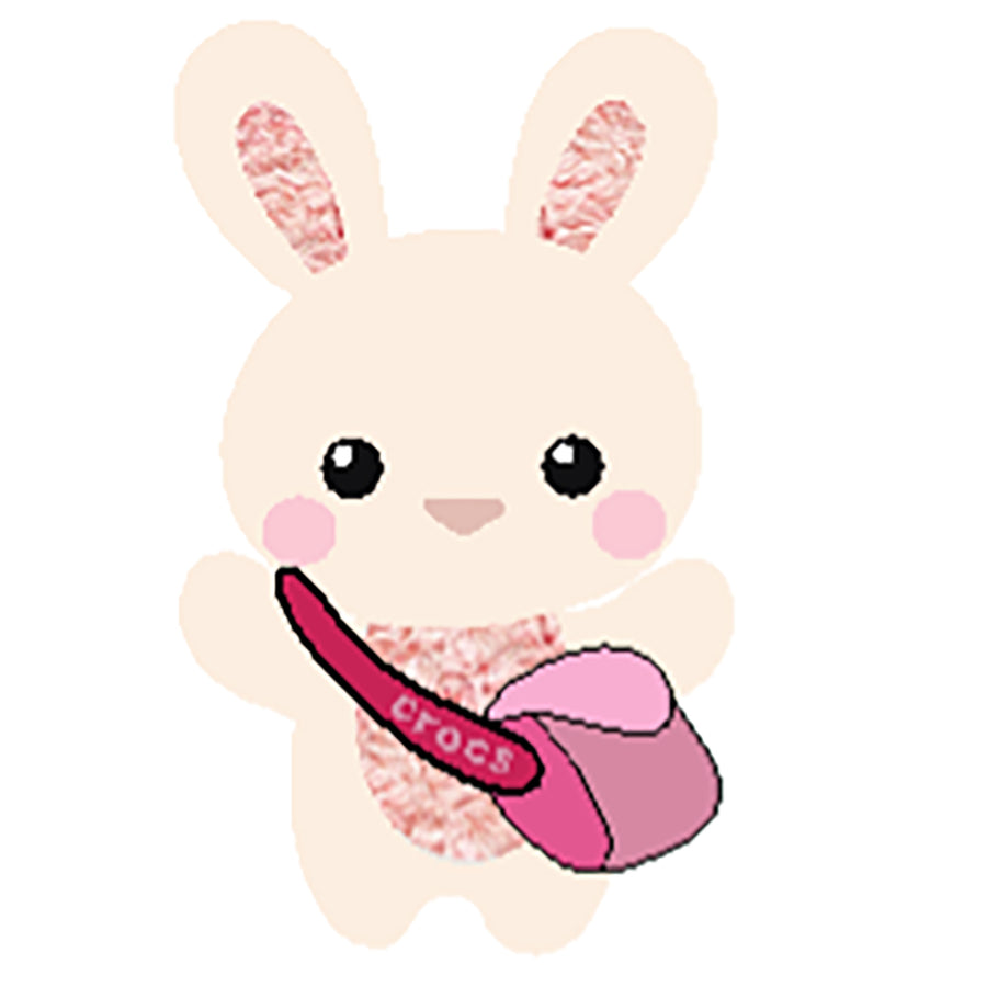 CROCS Jibbitz Cutie Bunny with Satchel - UNIQUE 10017618-1