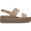 Crocs Brooklyn Low Wedge Kadın Dolgu Topuk Sandalet 206453-2EL