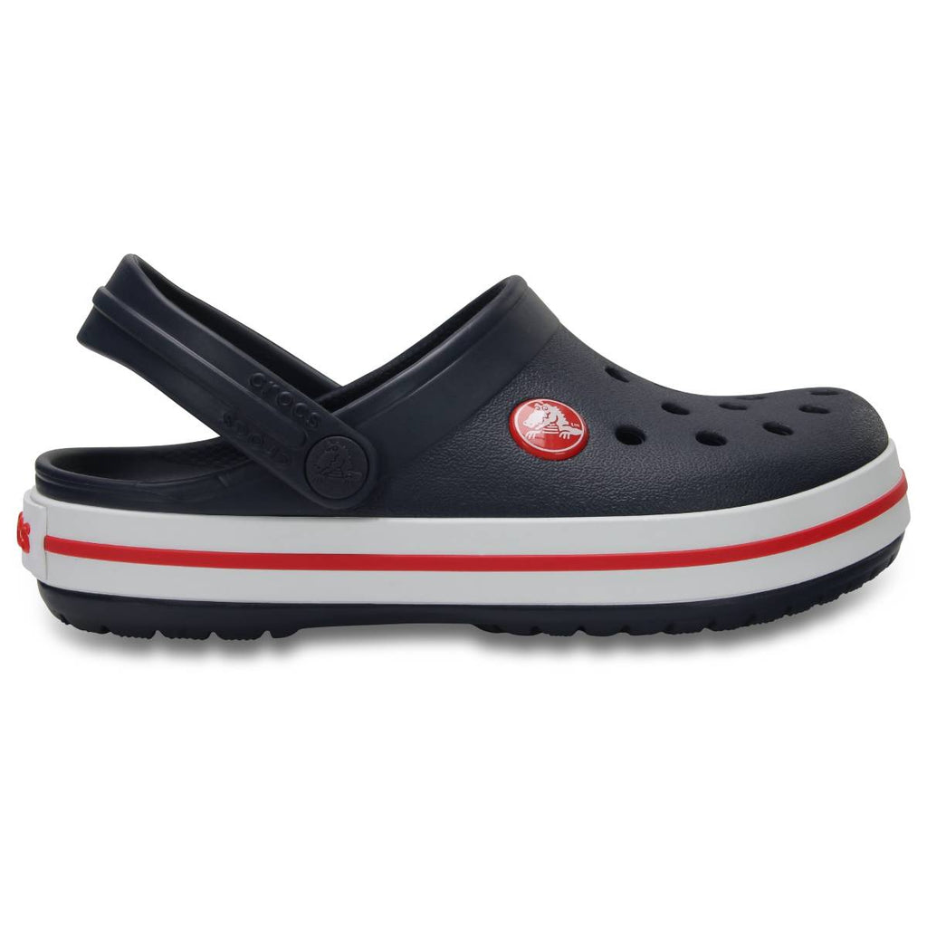 CROCS Crocband Clog Çocuk Lacivert Kenarı Kırmızı Çizgili Terlik / Sandalet