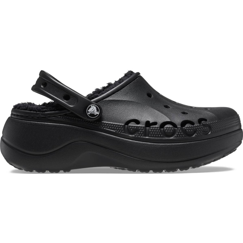Crocs Baya Platform Lined Clog Black 208708-001
