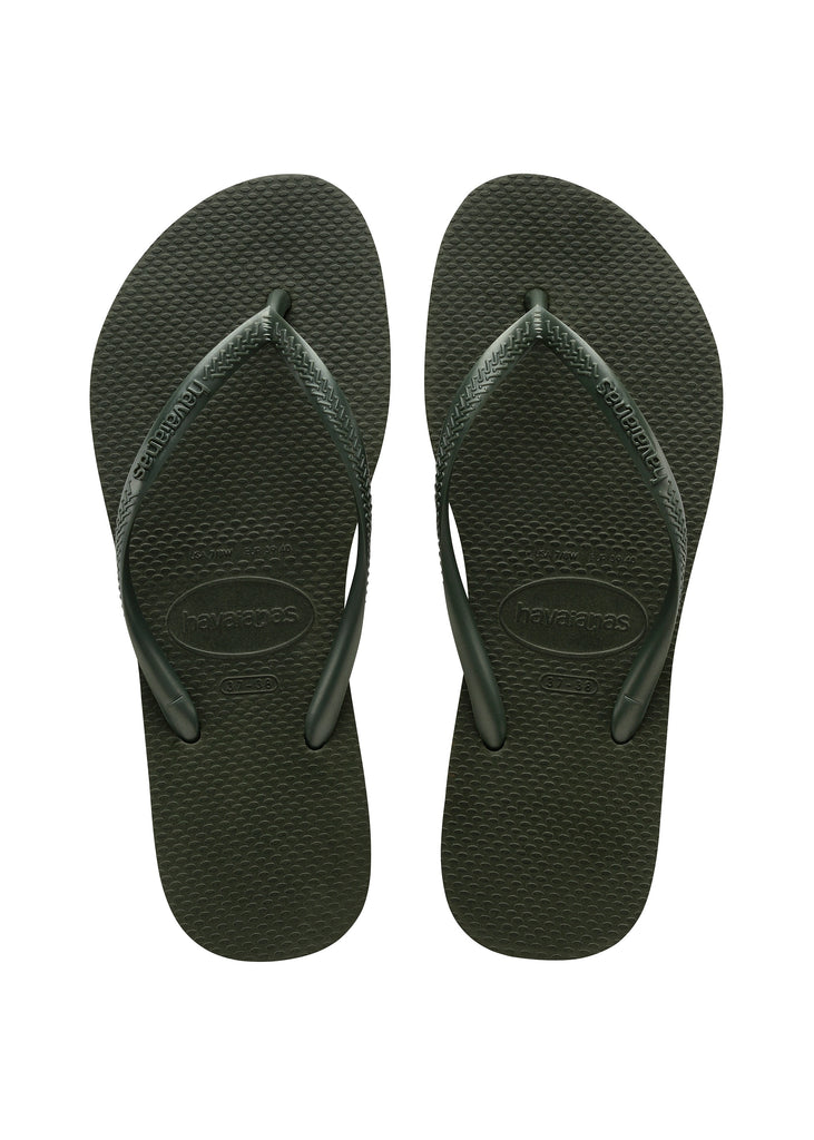 HAVAIANAS Slim FC Green Olive Kadın Parmak Arası Terlik 4000030-4896
