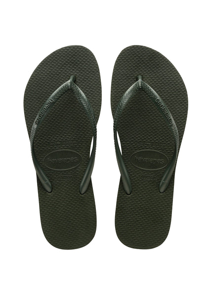 HAVAIANAS Slim FC Green Olive Kadın Parmak Arası Terlik 4000030-4896
