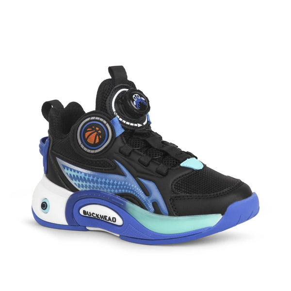Buckhead Pick Çocuk Akıllı Bağcıklı Günlük Spor Ayakkabı BUCK3057-Black-Blue