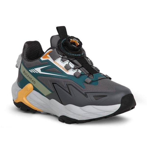 Buckhead Napolyon Waterproof Akıllı Bağcıklı Çocuk Spor Ayakkabı BUCK3055-DarkGrey