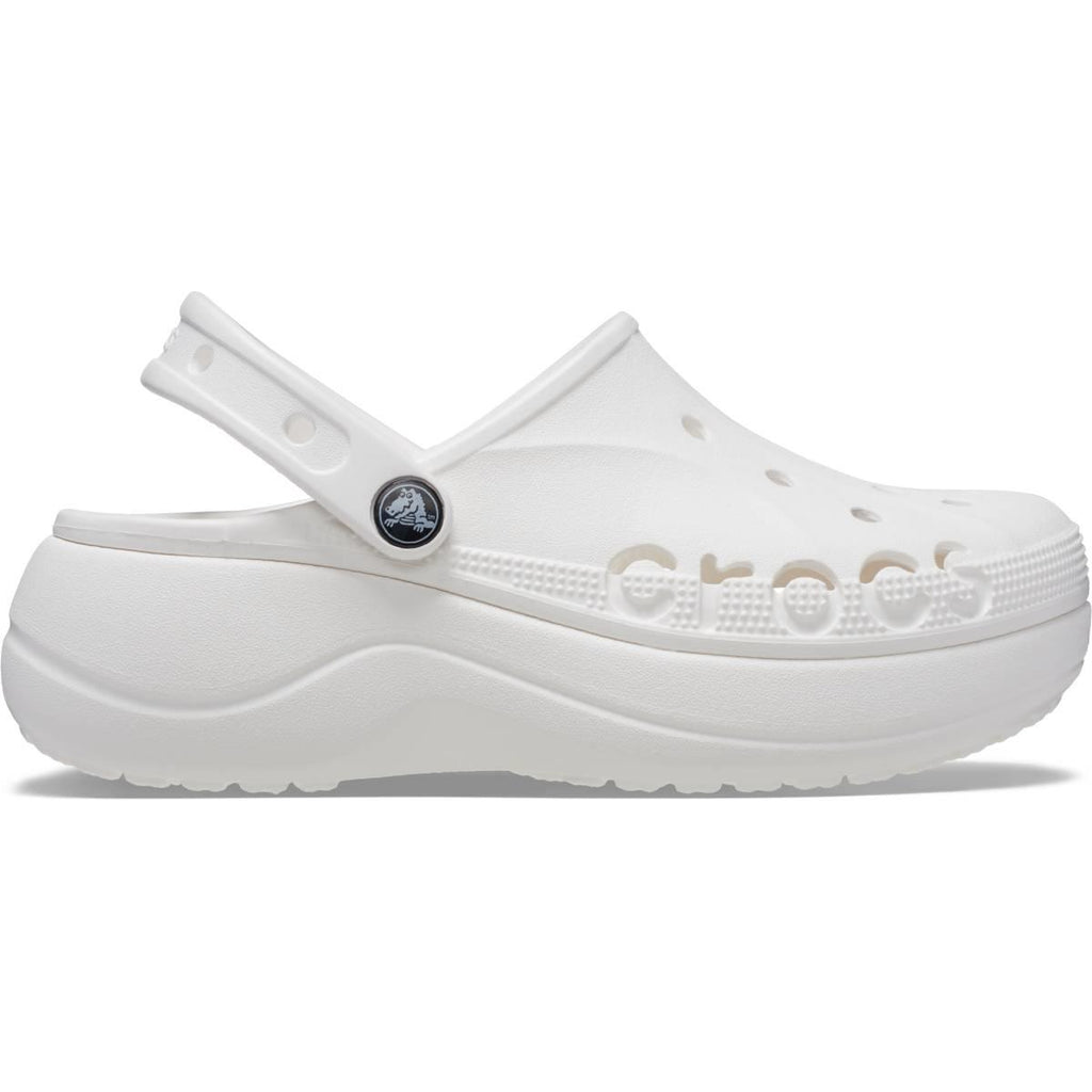 Crocs Baya Platform Clog White 208186-100