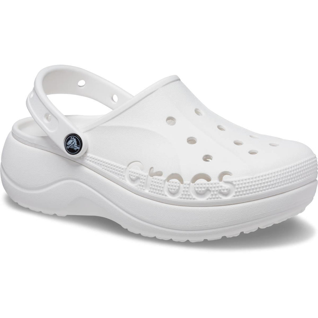 Crocs Baya Platform Clog White 208186-100