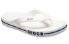 Crocs Bayaband Flip - White Navy Erkek Parmak Arası Terlik 205393-126