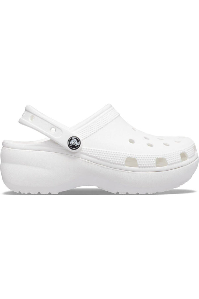 Crocs Classic Platform Clog W White Terlik 206750-100