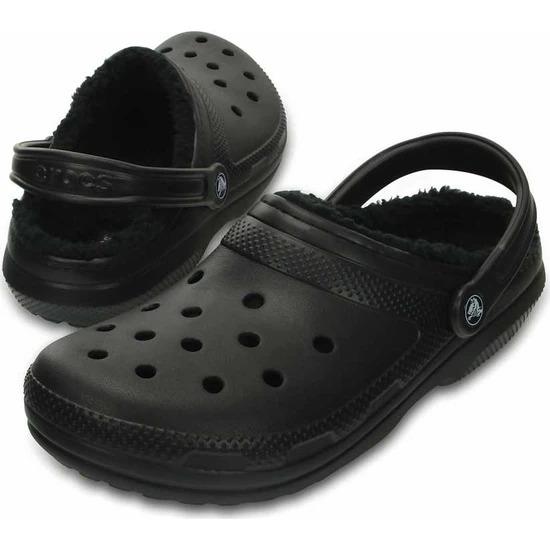 Crocs Classic Lined Clog Unisex Sandalet 203591-060