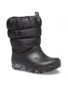 CROCS Classic Neo Puff Boot T Black Çocuk Bot 207683-001