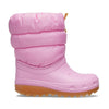 CROCS Classic Neo Puff Boot T Pink Tweed/Gum Çocuk Bot 207683-6XQ