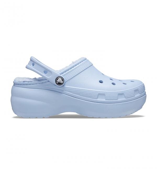 Crocs Classic Platform Lined Clog Blue Calcite 207938-4NS