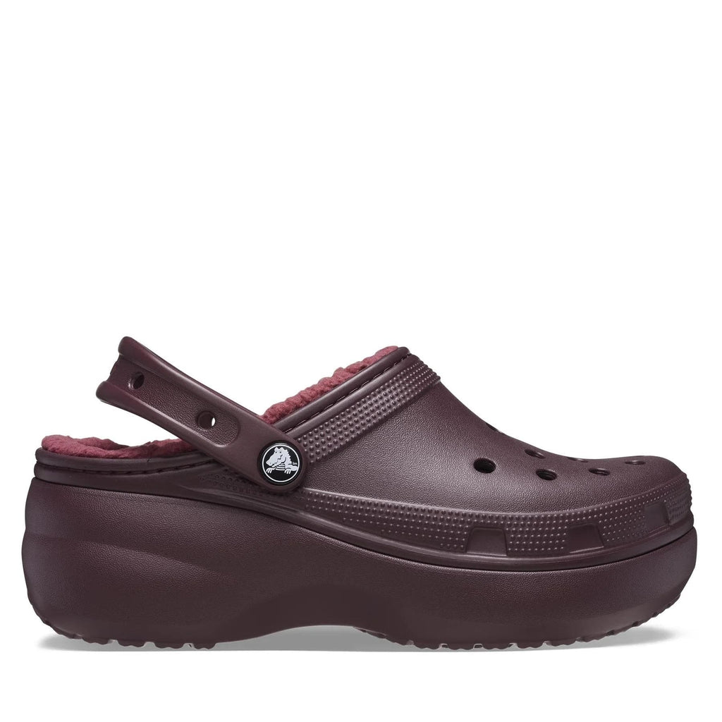 Crocs Classic Platform Lined Clog Dark Cherry 207938-6WD
