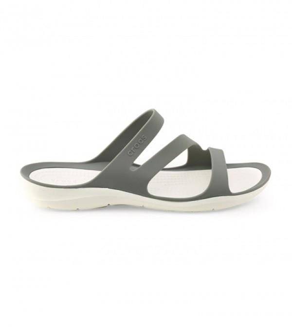 Crocs Swiftwater Sandal Smoke/White Terlik 203998-06X