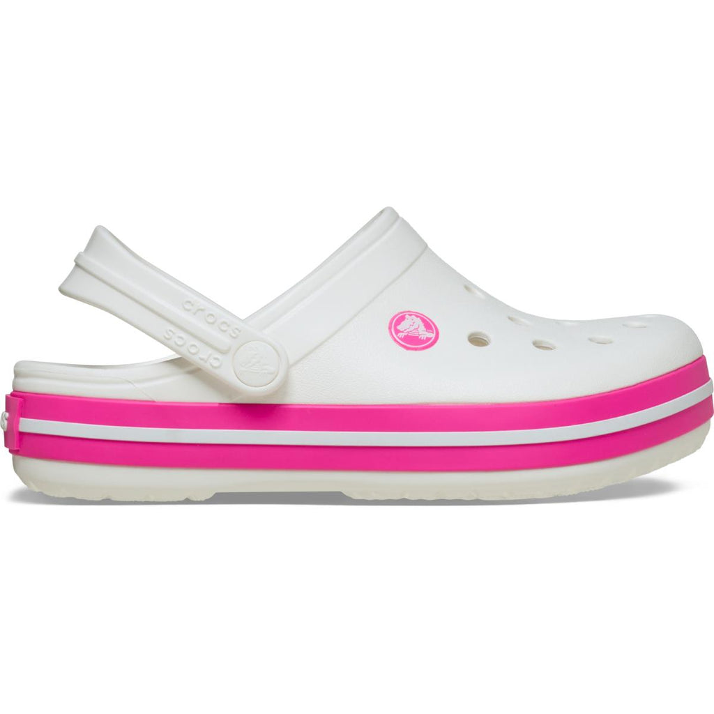 CROCS Crocband Clog K White/Pink Crush Terlik/Sandalet 207006-6WU
