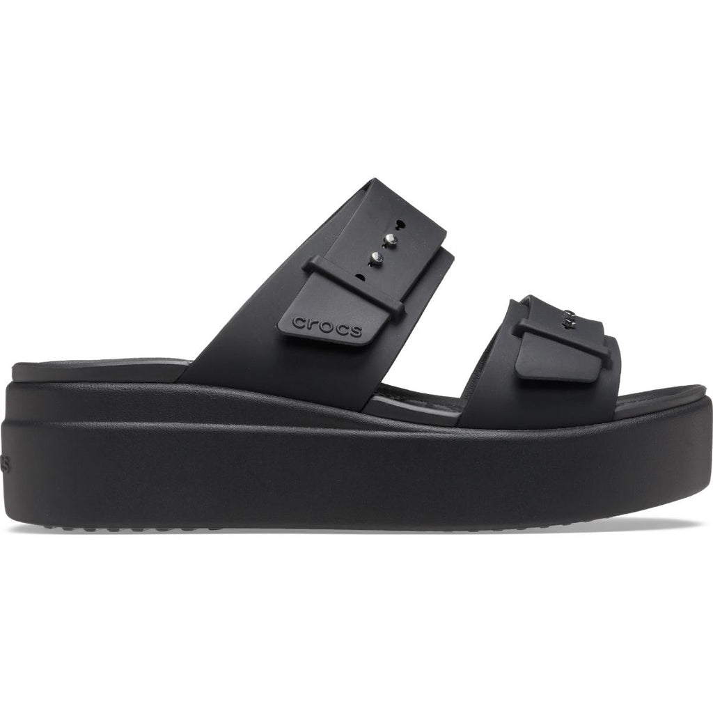 Crocs Brooklyn Strappy Low Wedge Kadın Sandalet Terlik 207431-001