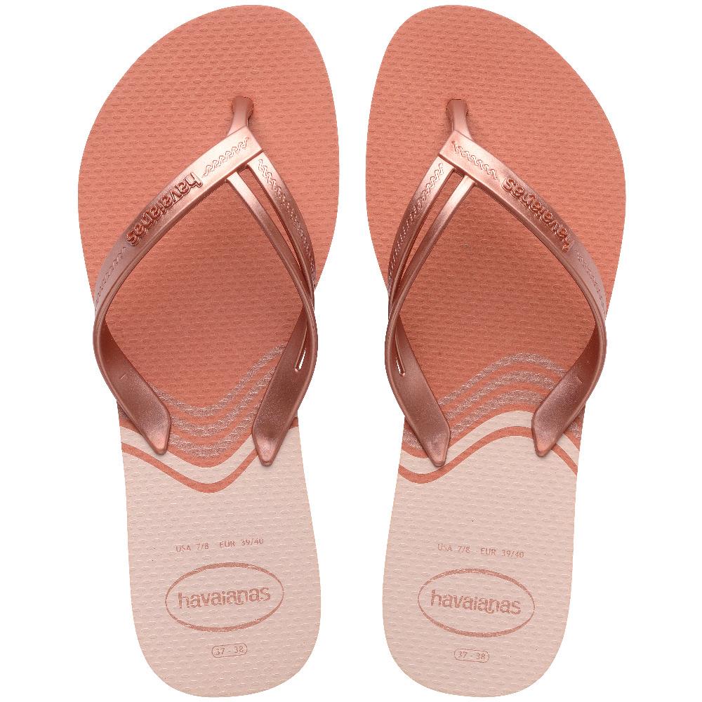 HAVAIANAS Elegance Print Pink Clay Parmak Arası Terlik 4148804-9259