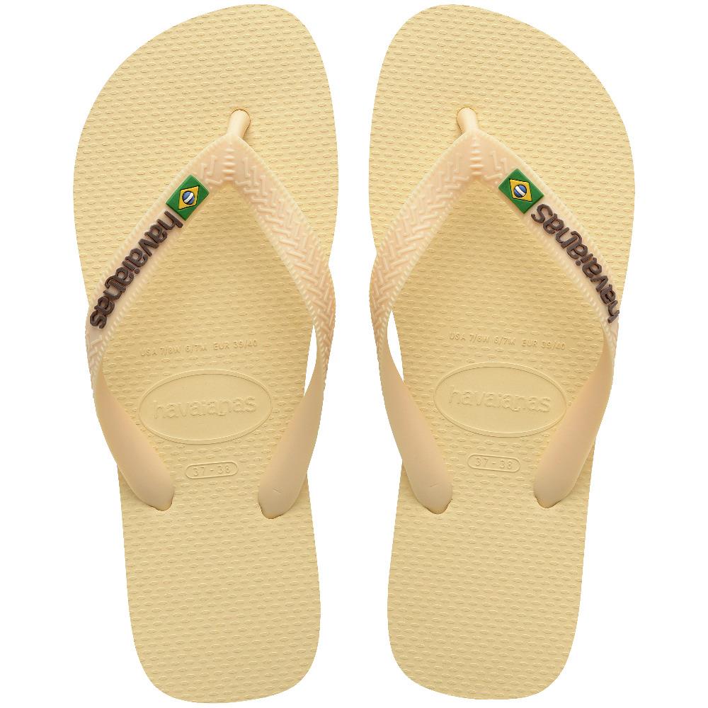 HAVAIANAS Brasil Logo Buttercream Parmak Arası Terlik 4110850-9256
