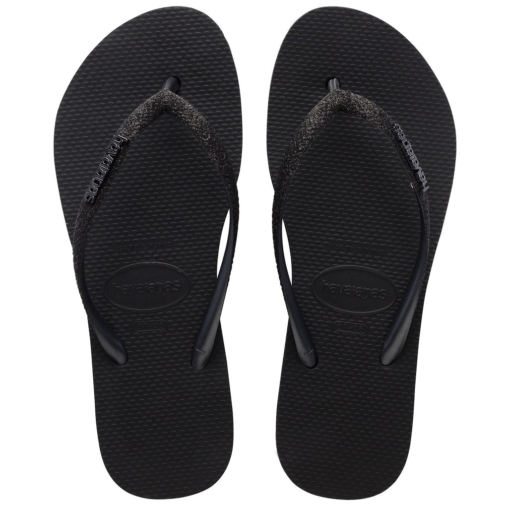 HAVAIANAS Slim Platform Sparkle Black Terlik 4147256-0090