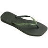 HAVAIANAS Slim Square Glıtter FC Green Olive 4148102-4896