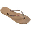 HAVAIANAS Slim Square Logo Metalik Sandalet 4148257-3581