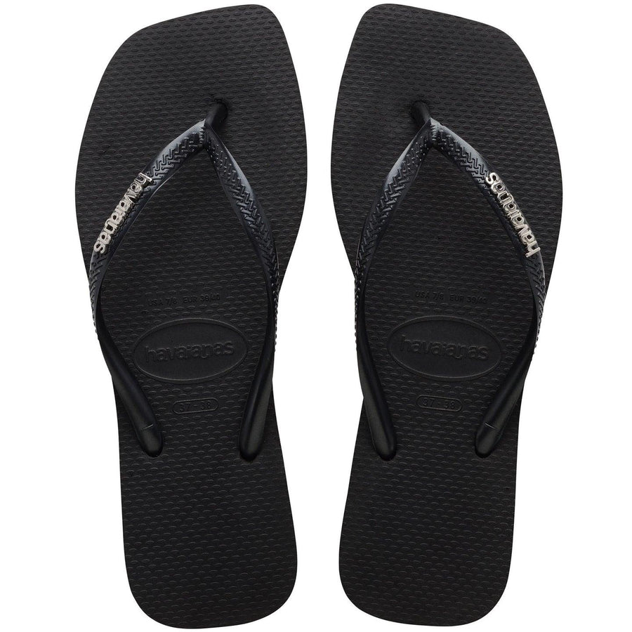 Havaianas Slim Square Logo Metallic Kadın Parmak Arası Terlik 4148257-2976