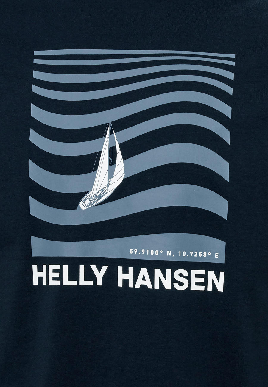 Helly Hansen Shoreline 3.0 Erkek Tişört HHA.54601-Navy