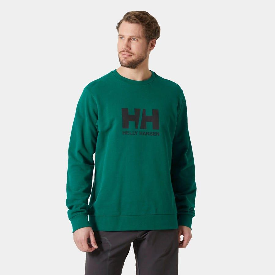 HELLY HANSEN HH LOGO CREW 2.0 SWEATSHIRT HHA.30395-EMERALD