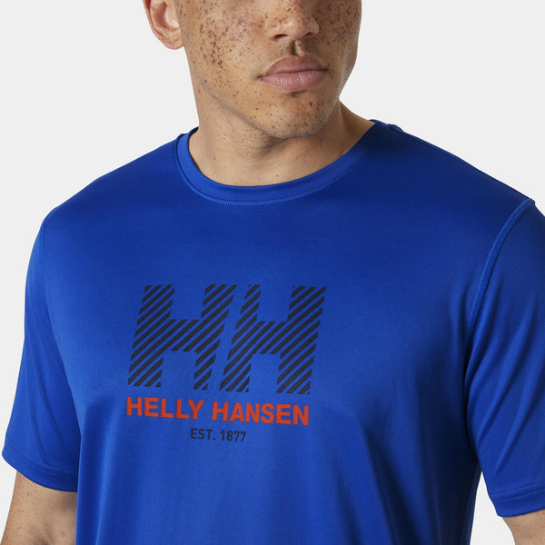 Helly Hansen HH Tech Graphic T-Shirt 2.0 Erkek Tişört HHA.49574-Cobalt