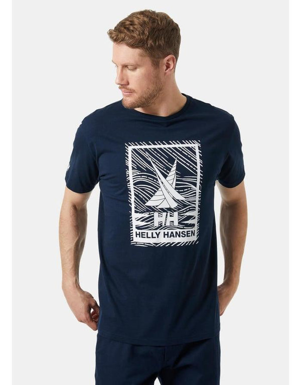 Helly Hansen Shoreline 2.0 Erkek Tişört HHA.34222-Navy