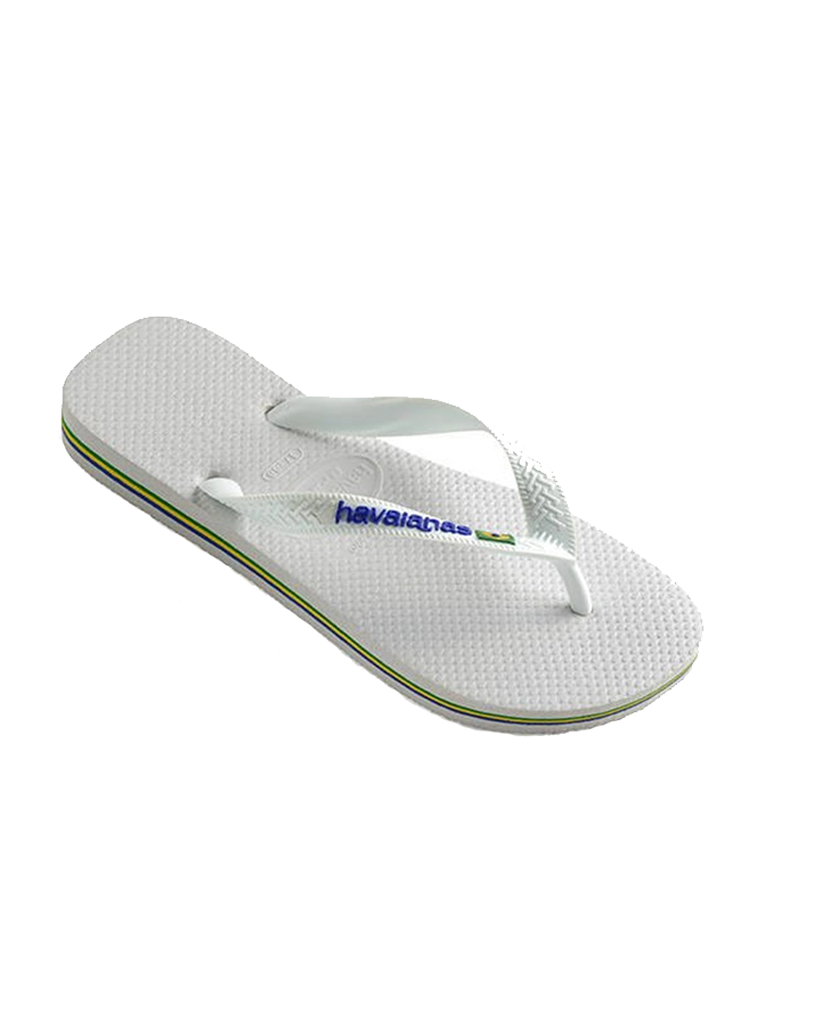 HAVAIANAS Unisex Brasil Logo Branco 4110850-0001