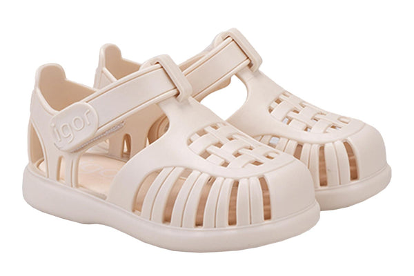 IGOR Tobby Solid Çocuk Fildişi Sandalet S10271-079