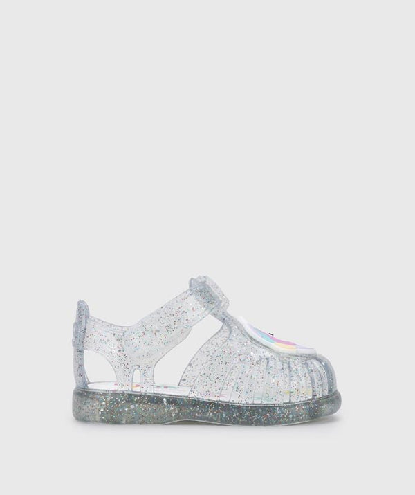 IGOR Tobby Unicornio Transparente Multi Glitter Çocuk Sandalet S10341-386