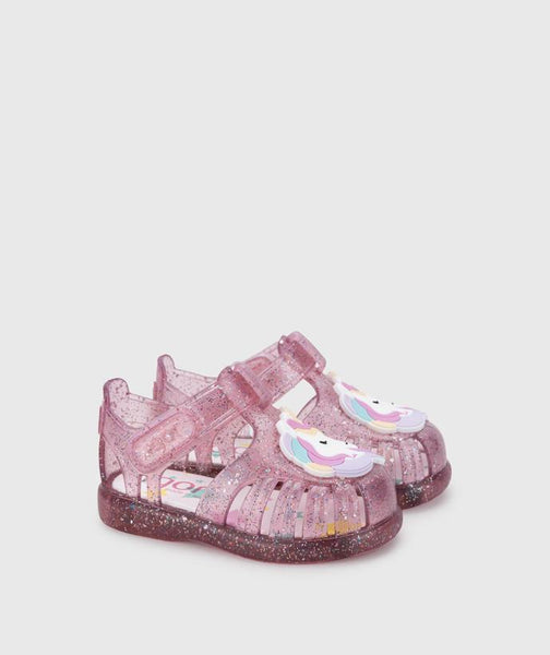 IGOR Tobby Unicornio Fucsia Multi Glitter Çocuk Sandalet S10341-387
