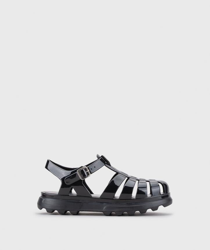 IGOR Vega Platform Kadın Siyah Sandalet S10360-002