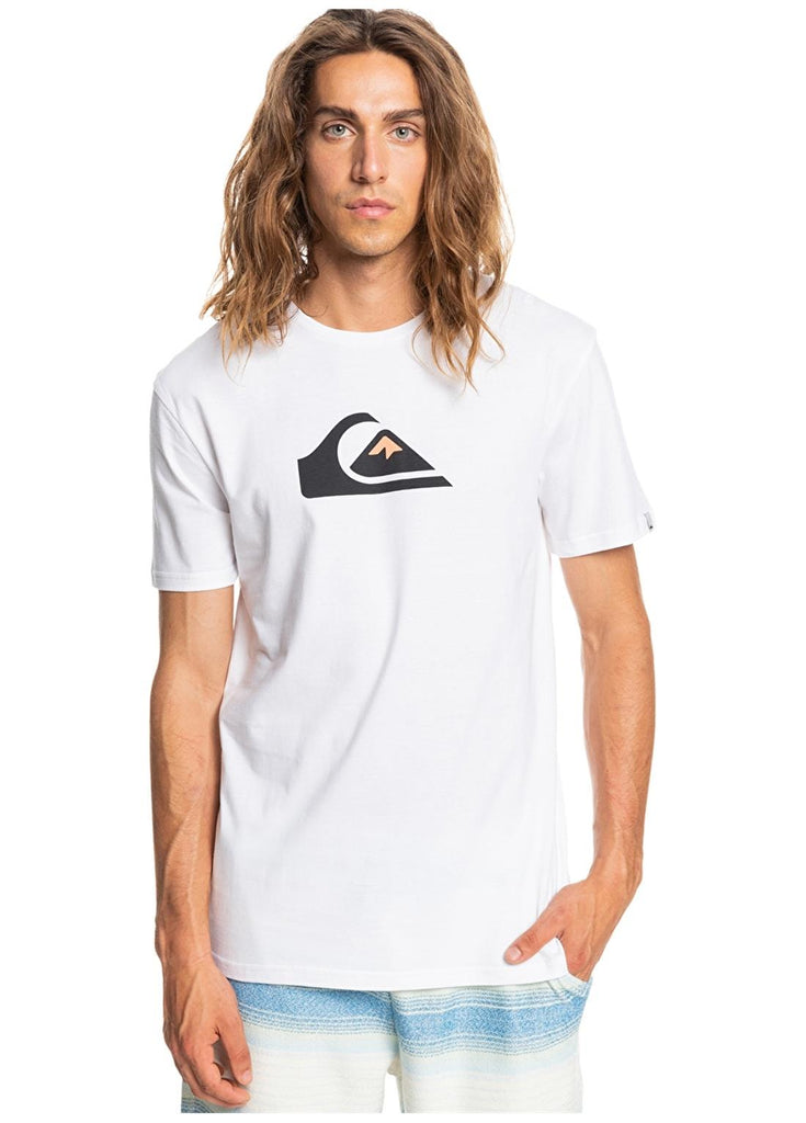 Quiksilver Comp Logo SS Erkek Beyaz Tişört EQYZT06534