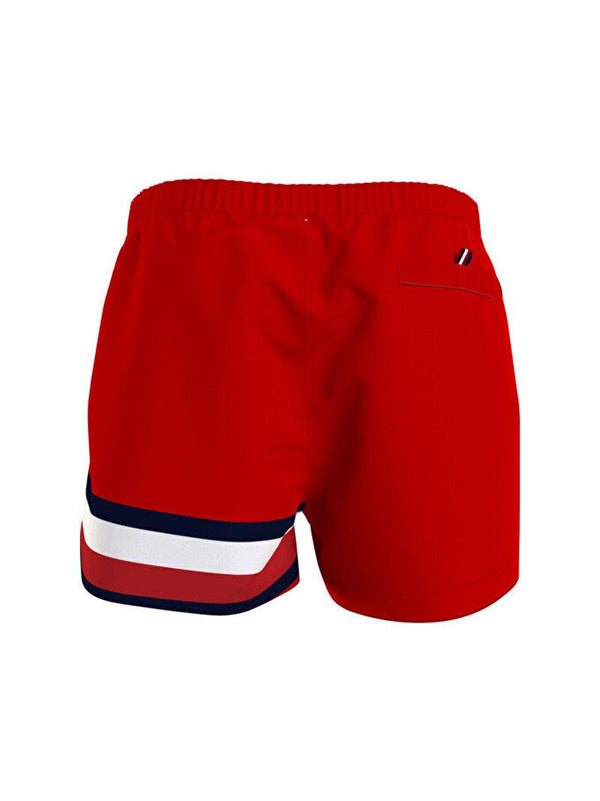 Tommy Hilfiger Erkek Deniz Şortu Kırmızı UM0UM02934XLG