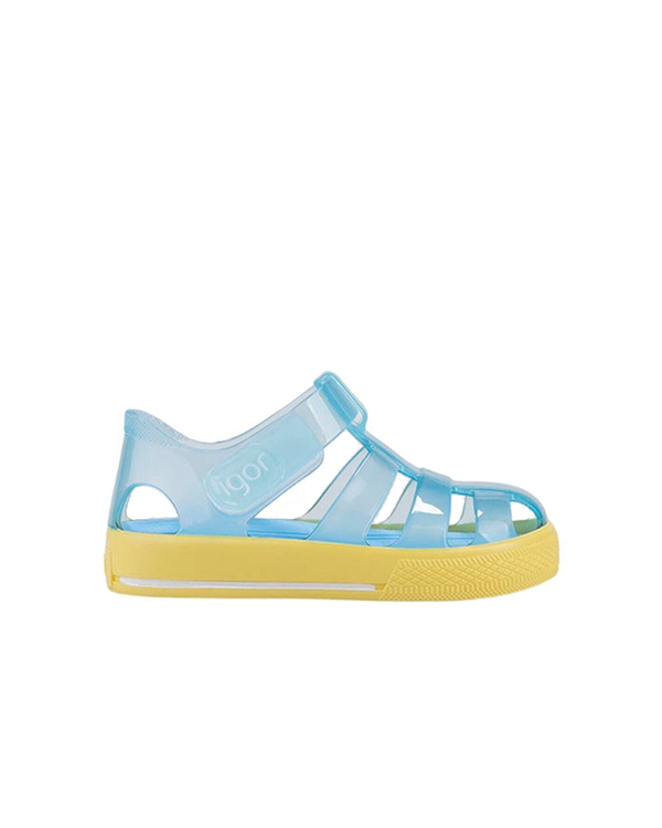 IGOR Star Bicolor Turkuaz Sarı Çocuk Sandalet  S10270-008