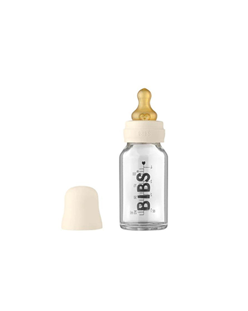 Bibs Baby Bottle Complete Set Latex Ivory Biberon 110ML