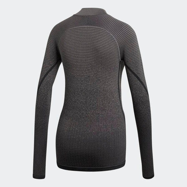 Adidas Alphaskin 360 Dikişsiz Uzun Kollu Gri Üst