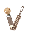 Bibs Baby Paci Braid Emzik Askısı Dark Oak/Vanilla