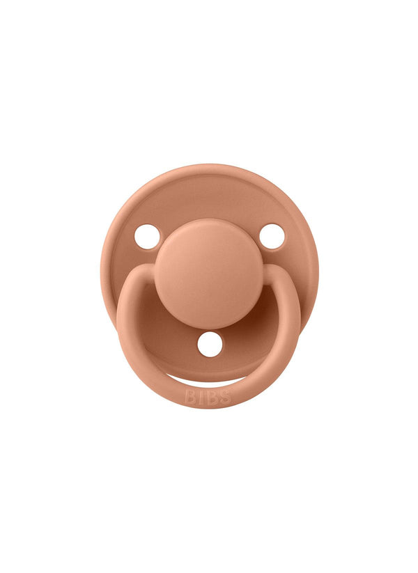 Bibs De Lux Single Peach Silicone Emzik