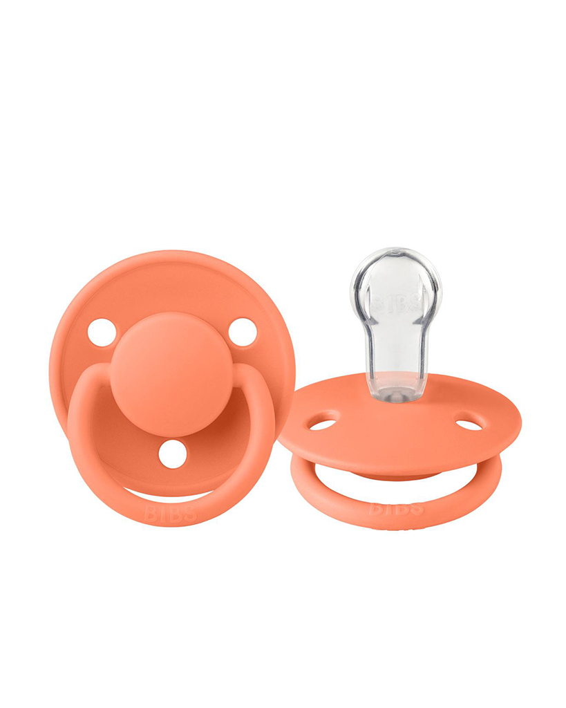 Bibs De Lux Single Silicone Papaya Emzik