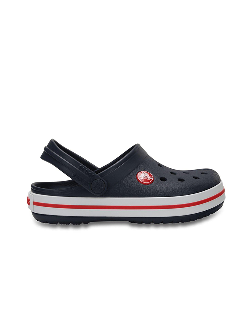 CROCS Crocband Clog Çocuk Lacivert Kenarı Kırmızı Çizgili Terlik / Sandalet