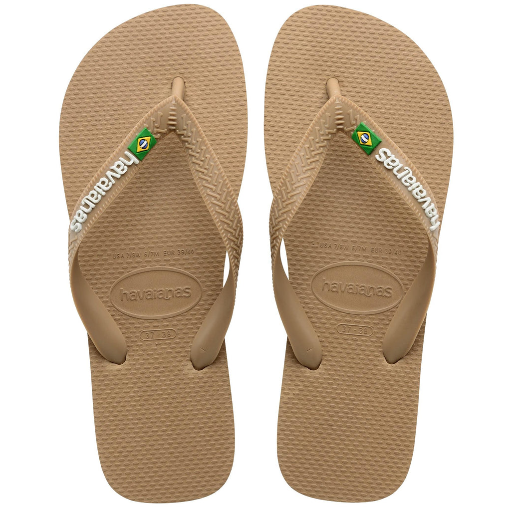 HAVAIANAS Brasil Logo Rose Gold Unisex Parmak Arası Terlik 4110850-3581
