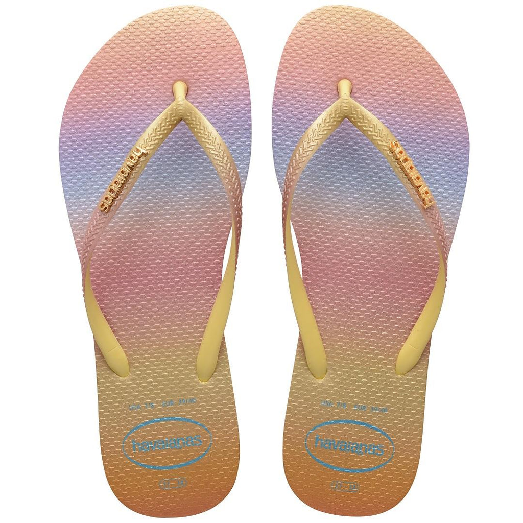 HAVAIANAS Slim Gradient Sunset Yellow Pıxel Sandalet 4146908-1732