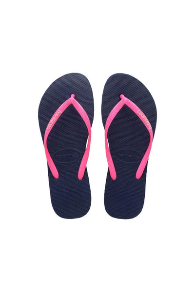 HAVAIANAS Slim Logo Marine/Wonder Kadın Parmak Arası Terlik