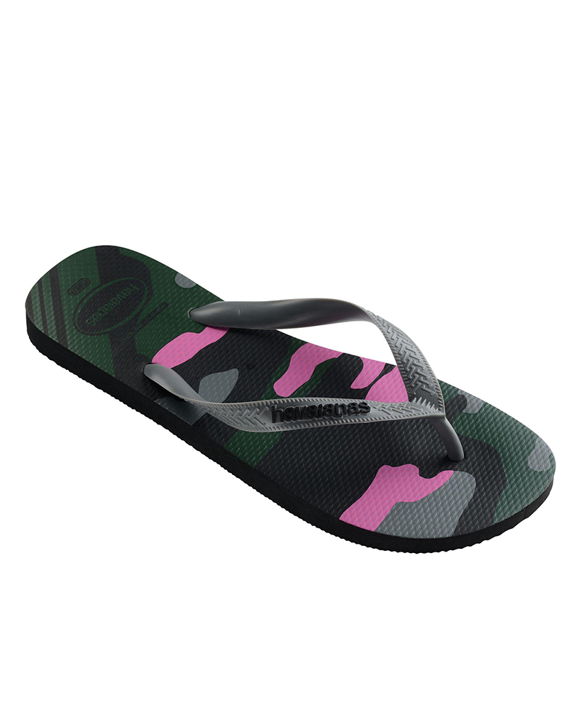 HAVAIANAS Top Camu FC Preto Black Erkek Terlik 4141398-0090